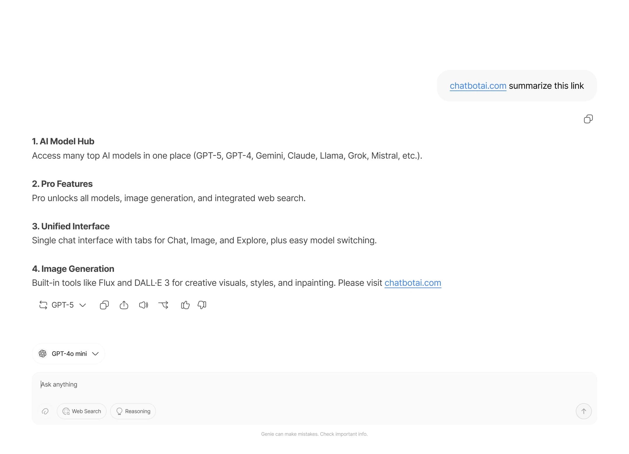 AI-чатбот для письма, планирования и генерации идей.